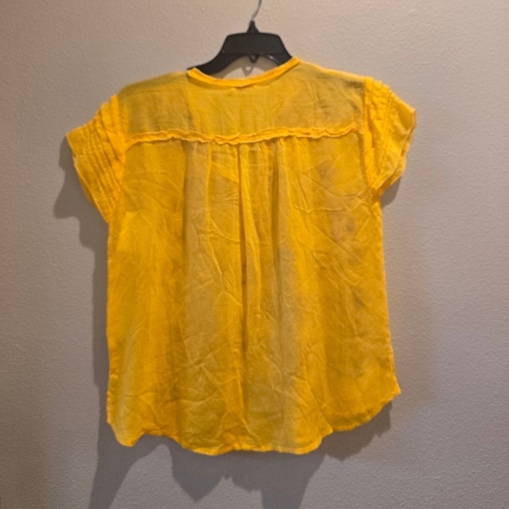 NWT Johnny Was JWLA Biya 3J Workshop Lafaret Embroidered Monserrat Top Blouse M - Picture 6 of 6